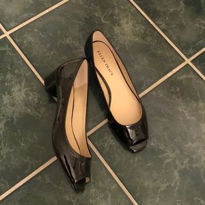 Designer Ellen Tracy Brand New Black Open Toe